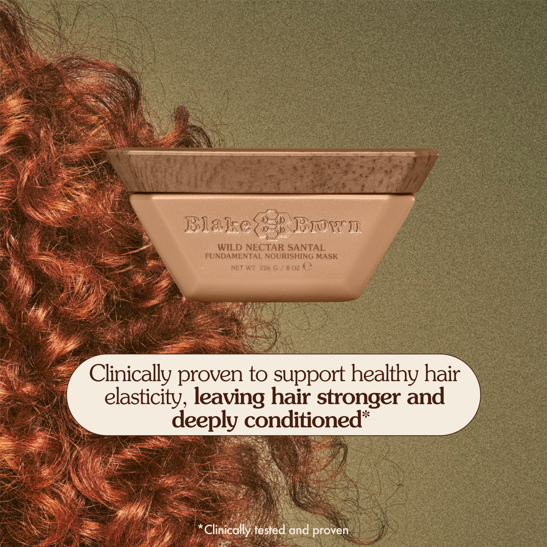 Clinically proven to support healthy hair elasticity, leaving hair stronger and deeply conditioned* 